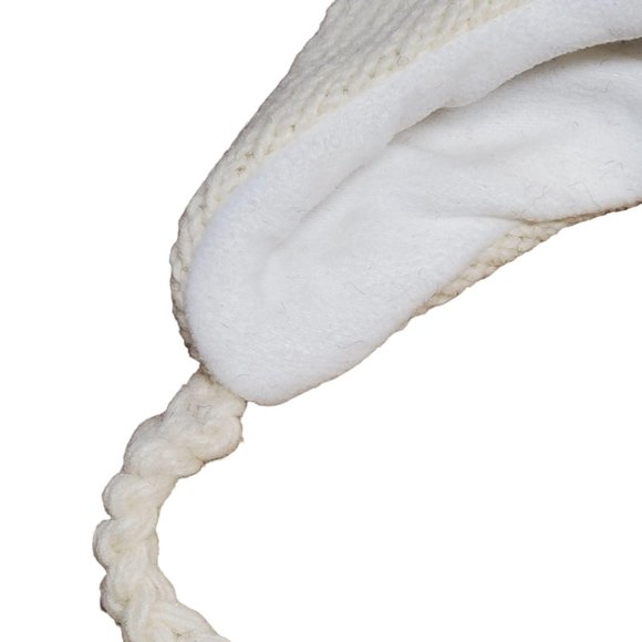 Wool Hat Panda Design One Size White/Black - Picture 4 of 7